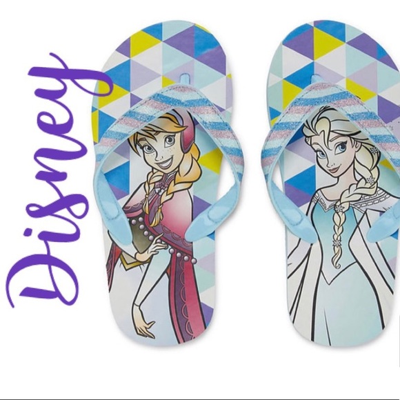 disney frozen flip flops